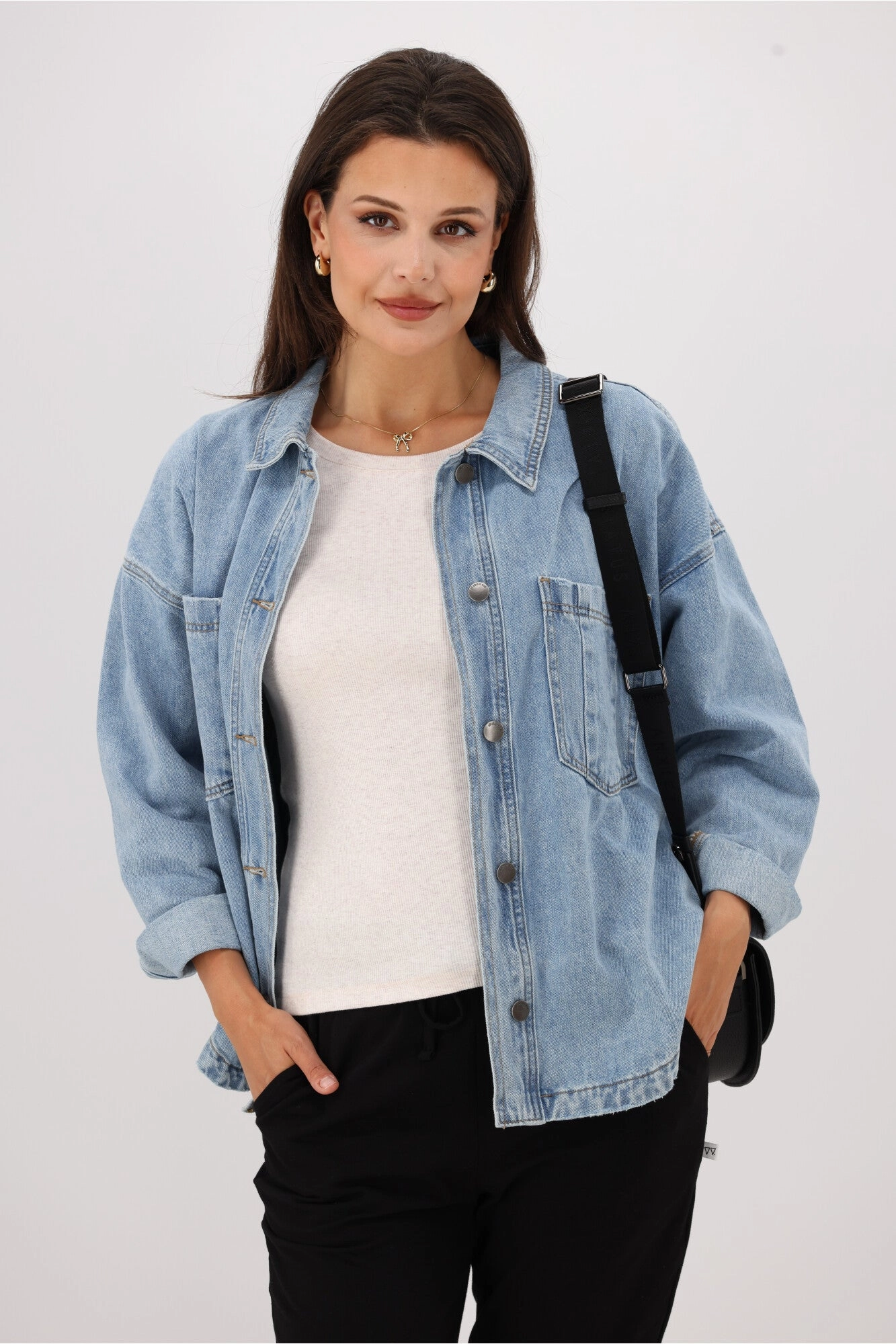 Shine On Essential Rib Long Sleeve Oat