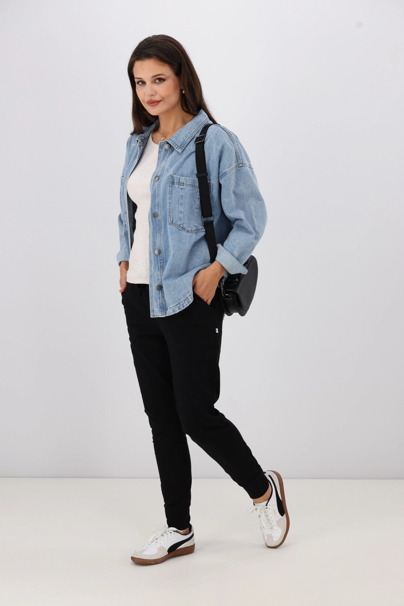 Shine On Essential Rib Long Sleeve Oat