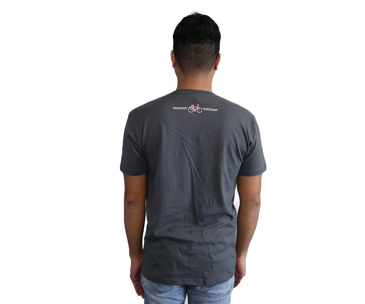 sixthreezero Pedaler Coral Grey Fade 100% Cotton Unisex Shirt