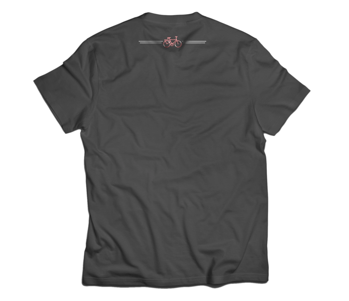 sixthreezero Pedaler Coral Grey Fade 100% Cotton Unisex Shirt
