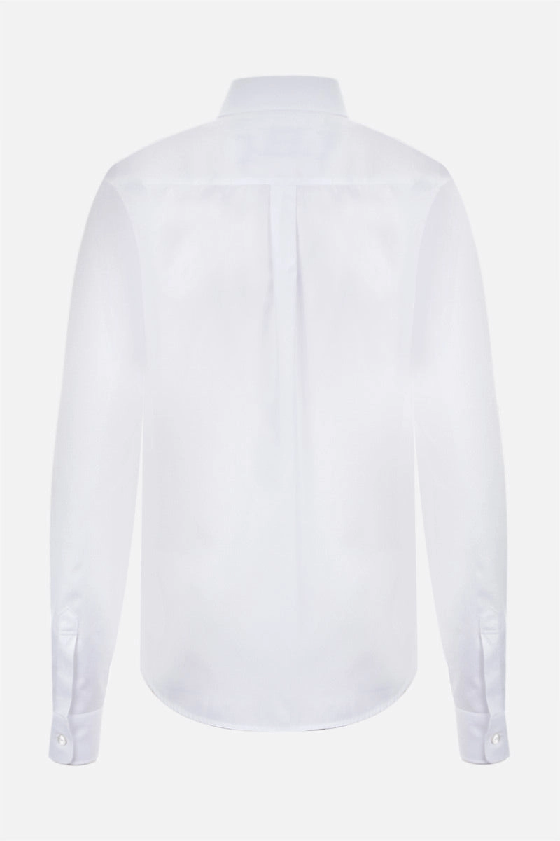 slim-fit poplin shirt