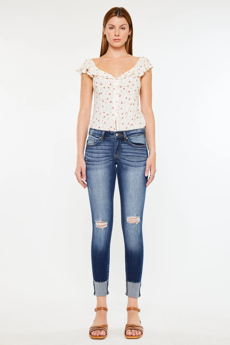 Stella Low Rise Ankle Skinny Jeans
