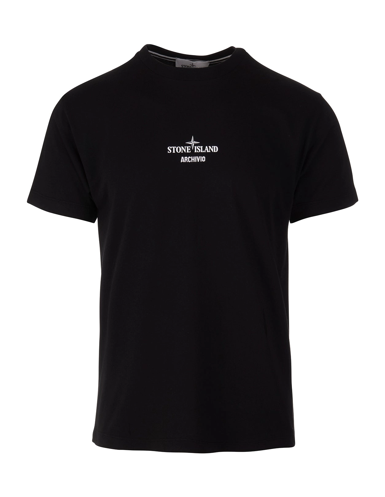 Stone Island Graphic Printed Crewneck T-Shirt