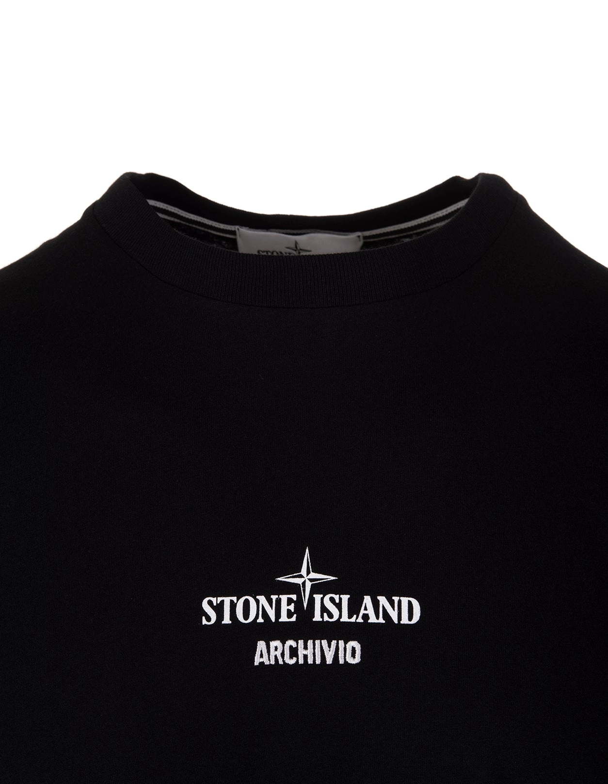 Stone Island Graphic Printed Crewneck T-Shirt