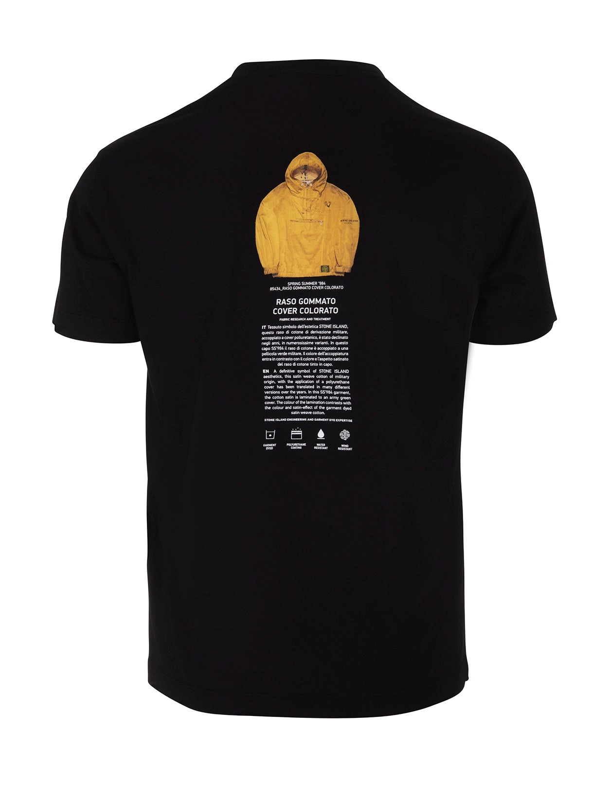 Stone Island Graphic Printed Crewneck T-Shirt