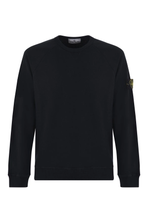 Stone Island Logo Patch Crewneck Sweatshirt