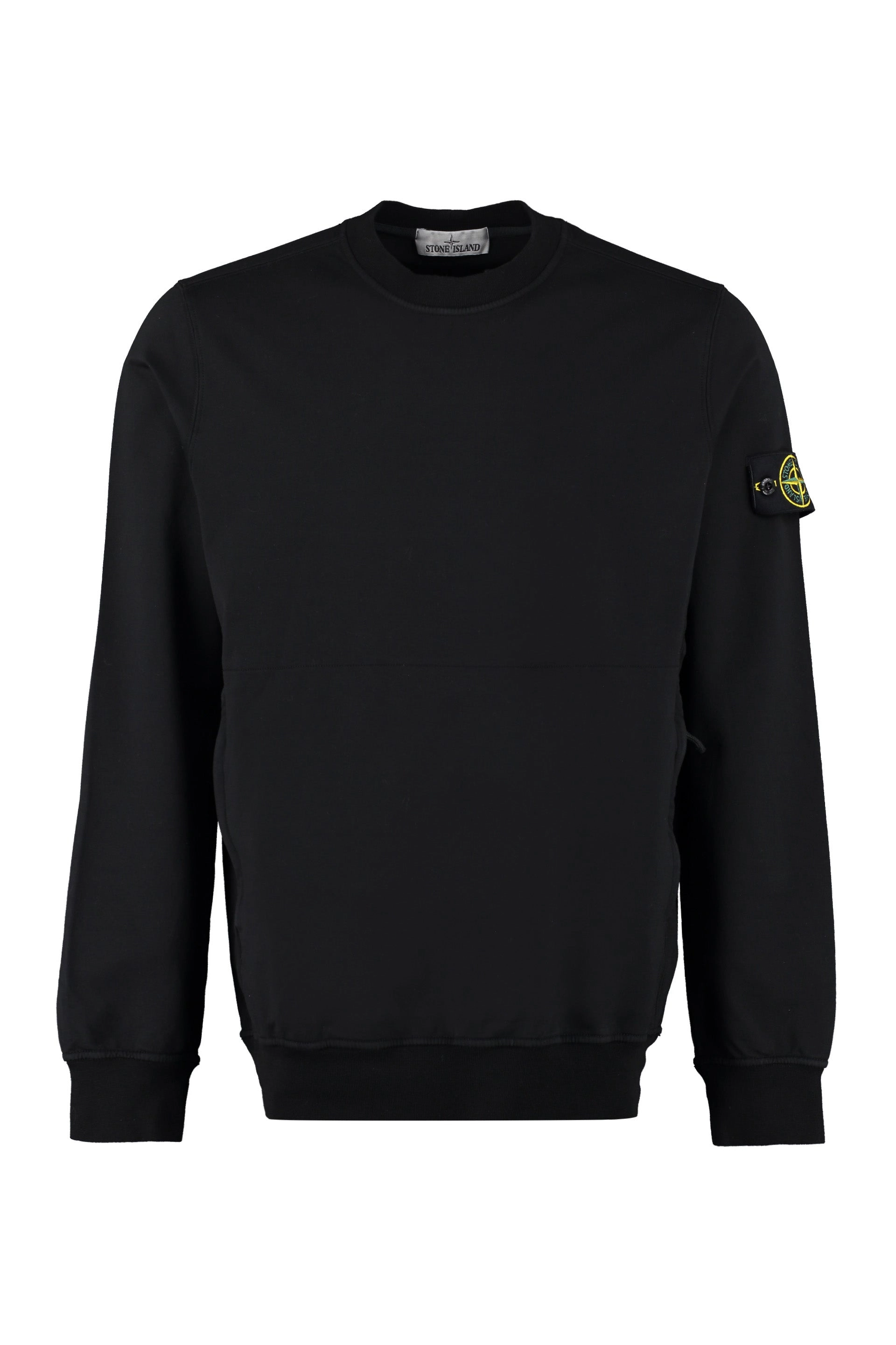 Stone Island Logo Patch Crewneck Sweatshirt