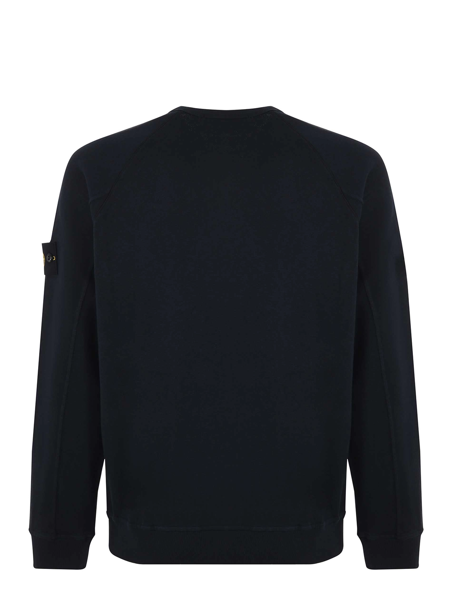 Stone Island Logo Patch Crewneck Sweatshirt