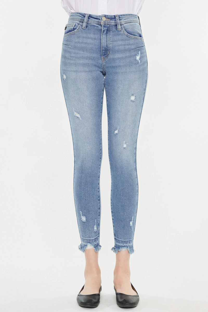 Terri High Rise Ankle Skinny Jeans