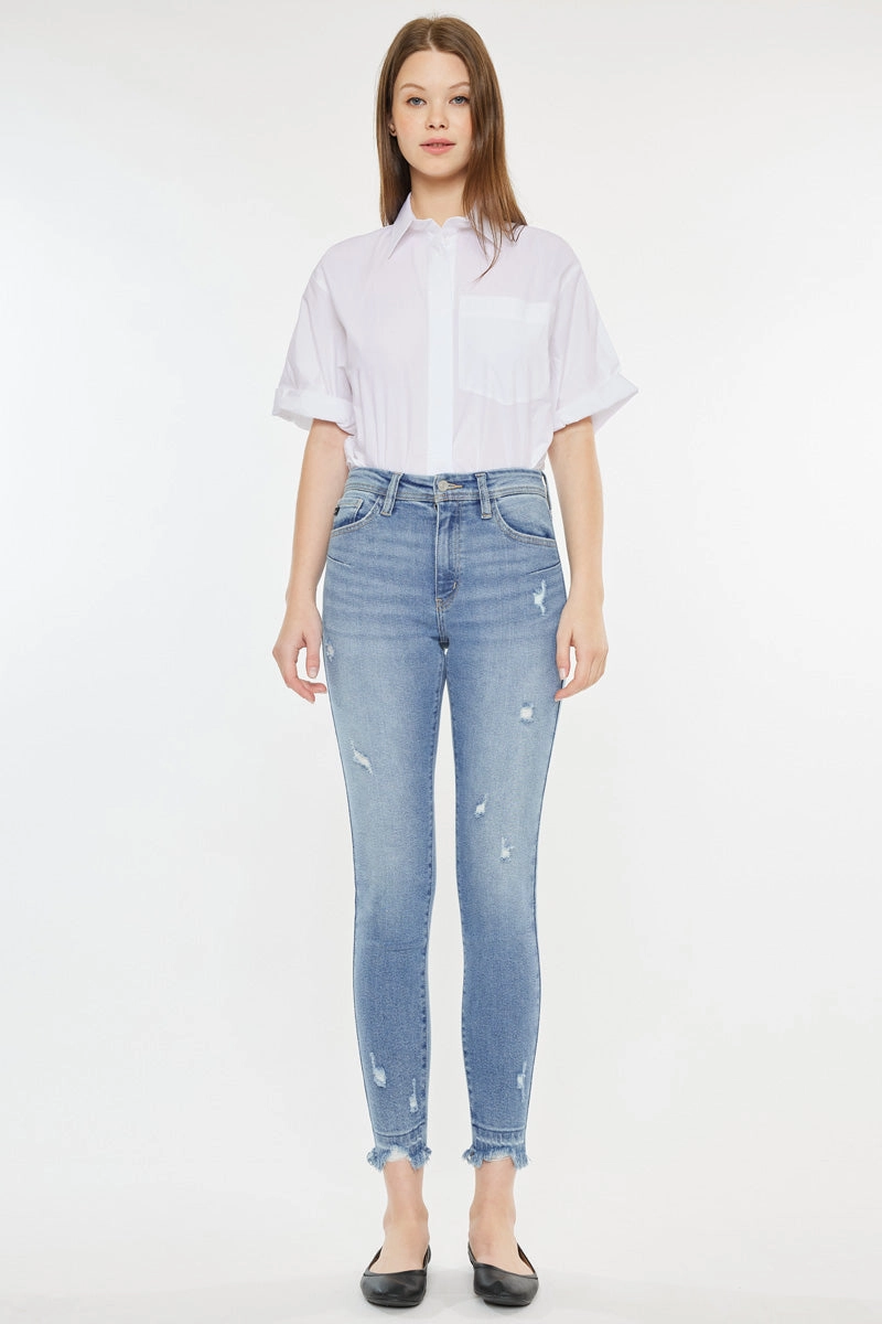 Terri High Rise Ankle Skinny Jeans