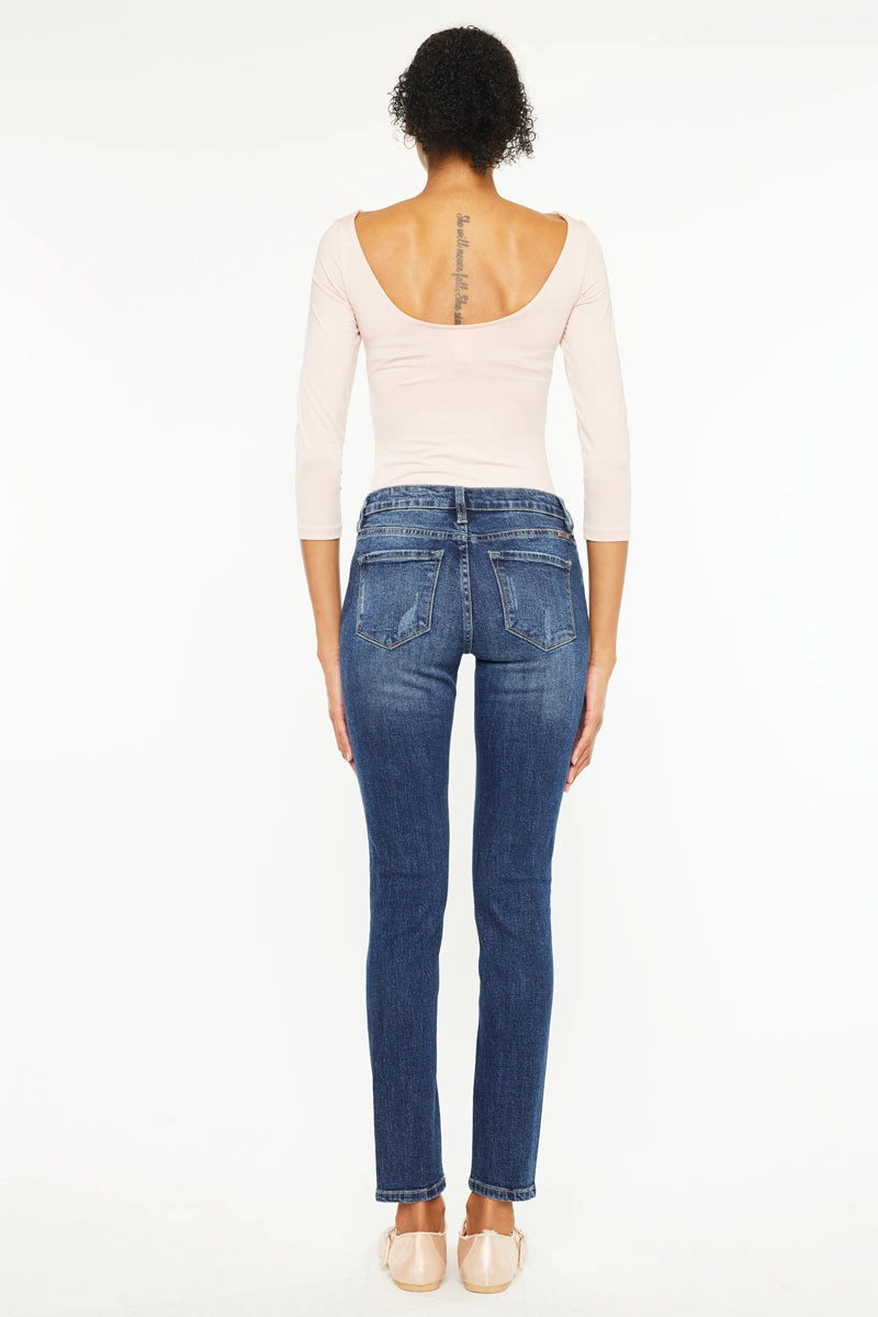 Tobie Mid Rise Super Skinny Jeans