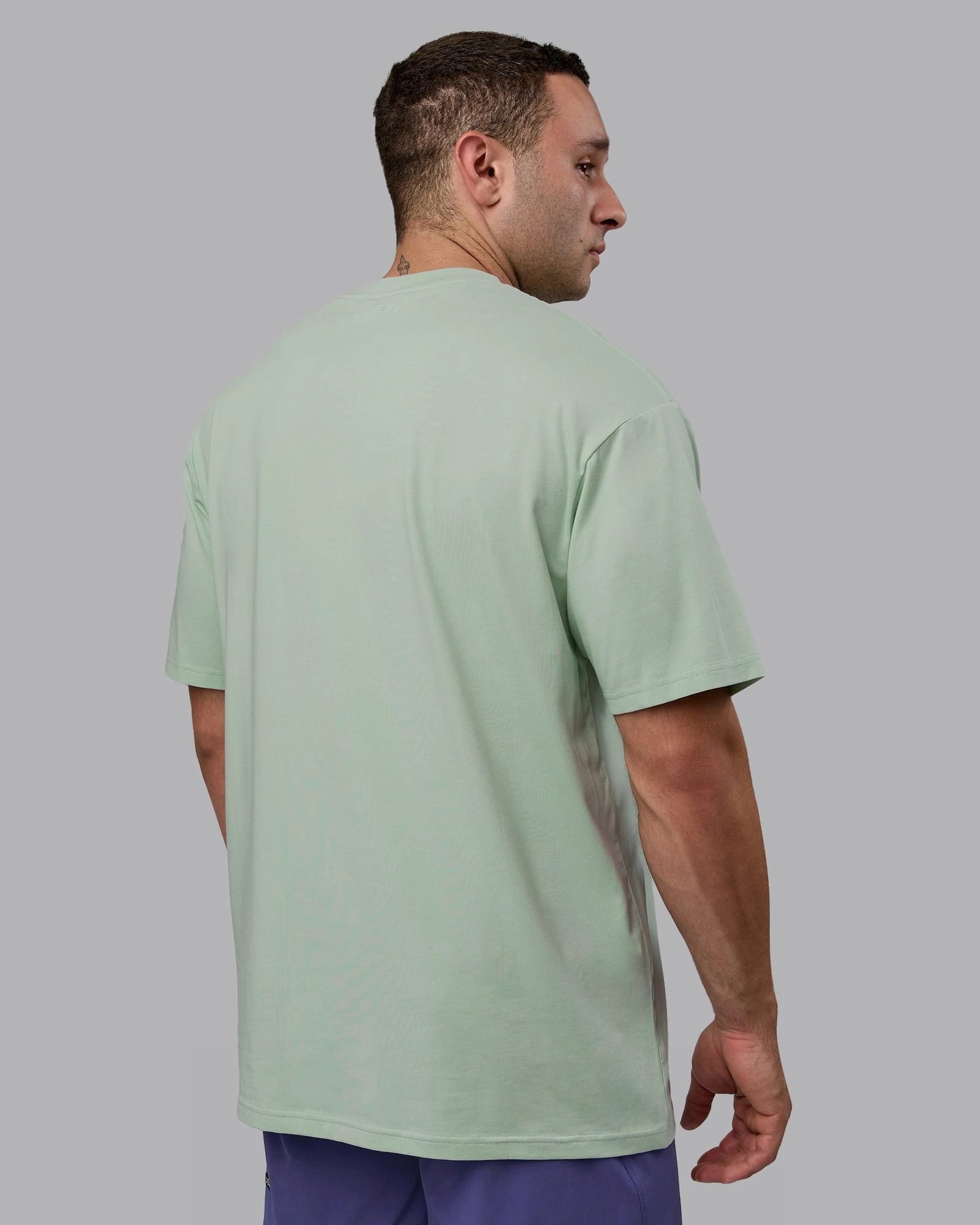 Unisex Motion FLXCotton Tee Oversize - Surf Spray-Royal Purple