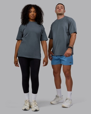 Unisex PimaFLX Tee Oversize - Turbulence