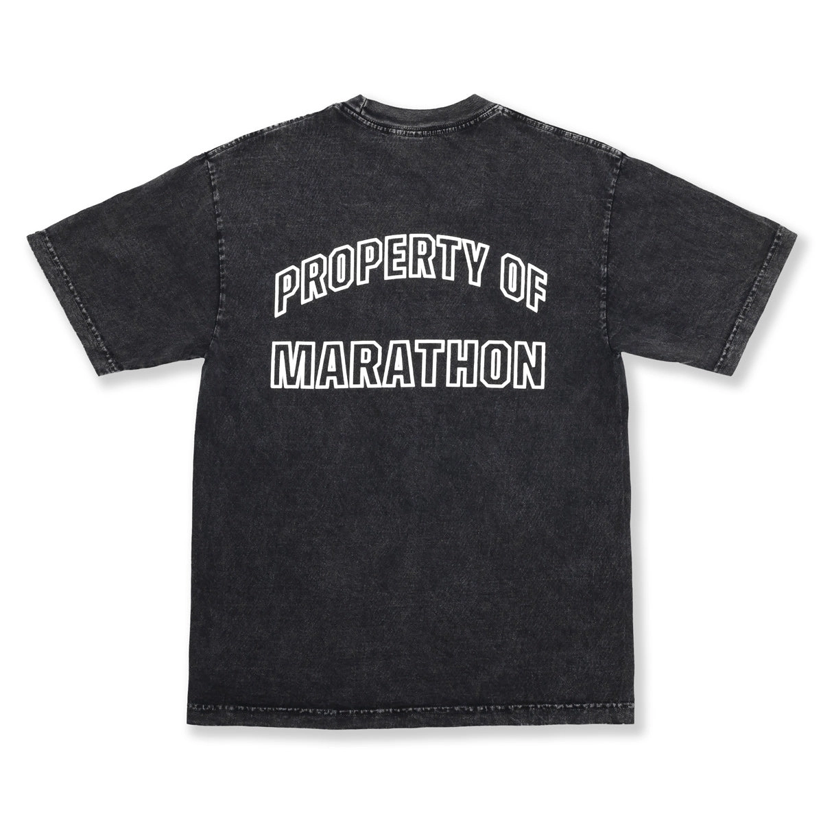 V for Victory Code T-Shirt - Carbon Washed Black