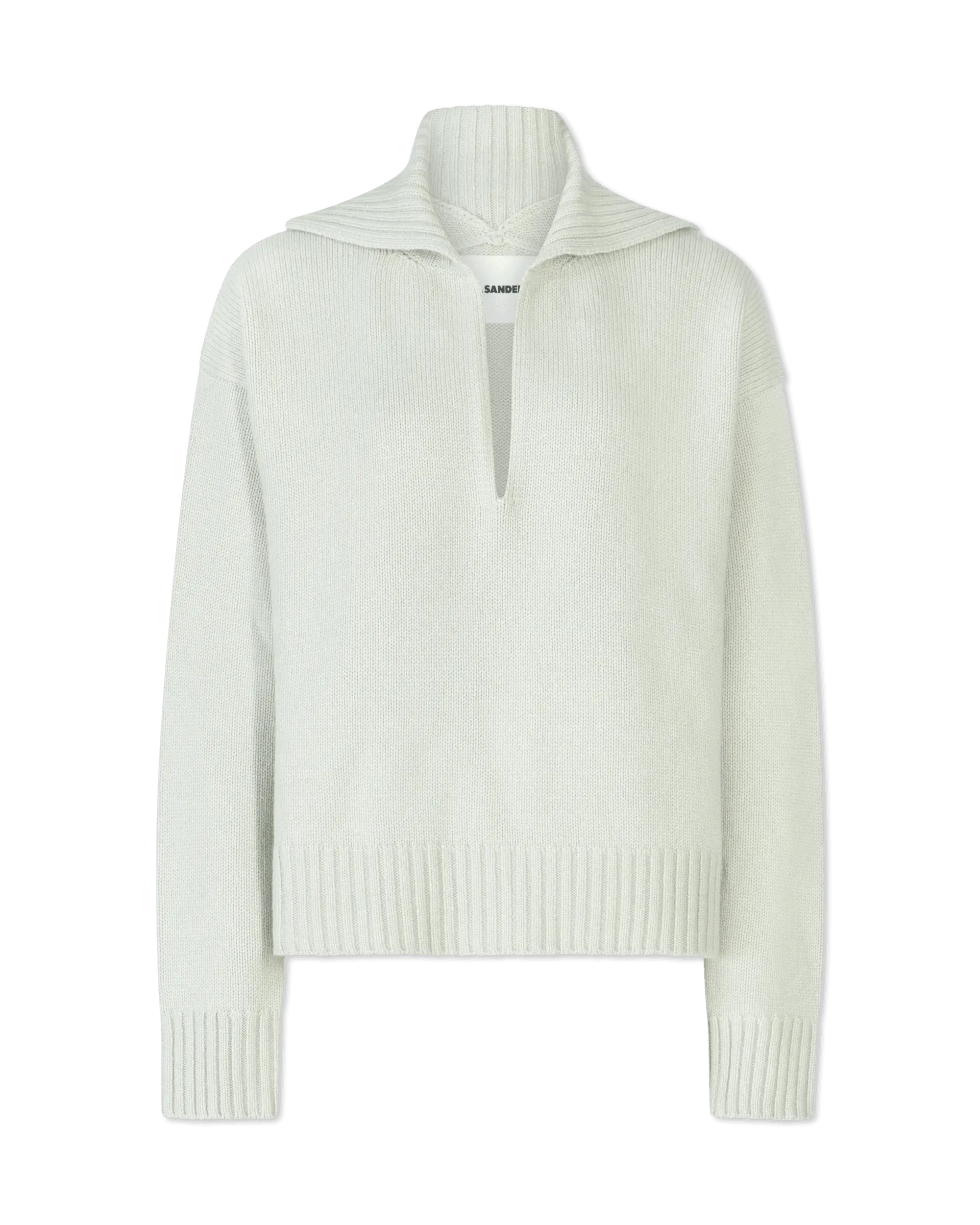 V-Neck Collar Long Sleeve Sweater