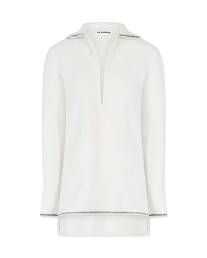 V-Neck Collar Long Sleeve Sweater