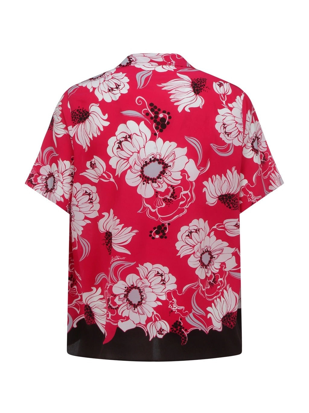 Valentino Allover Floral Print Short-Sleeved Shirt