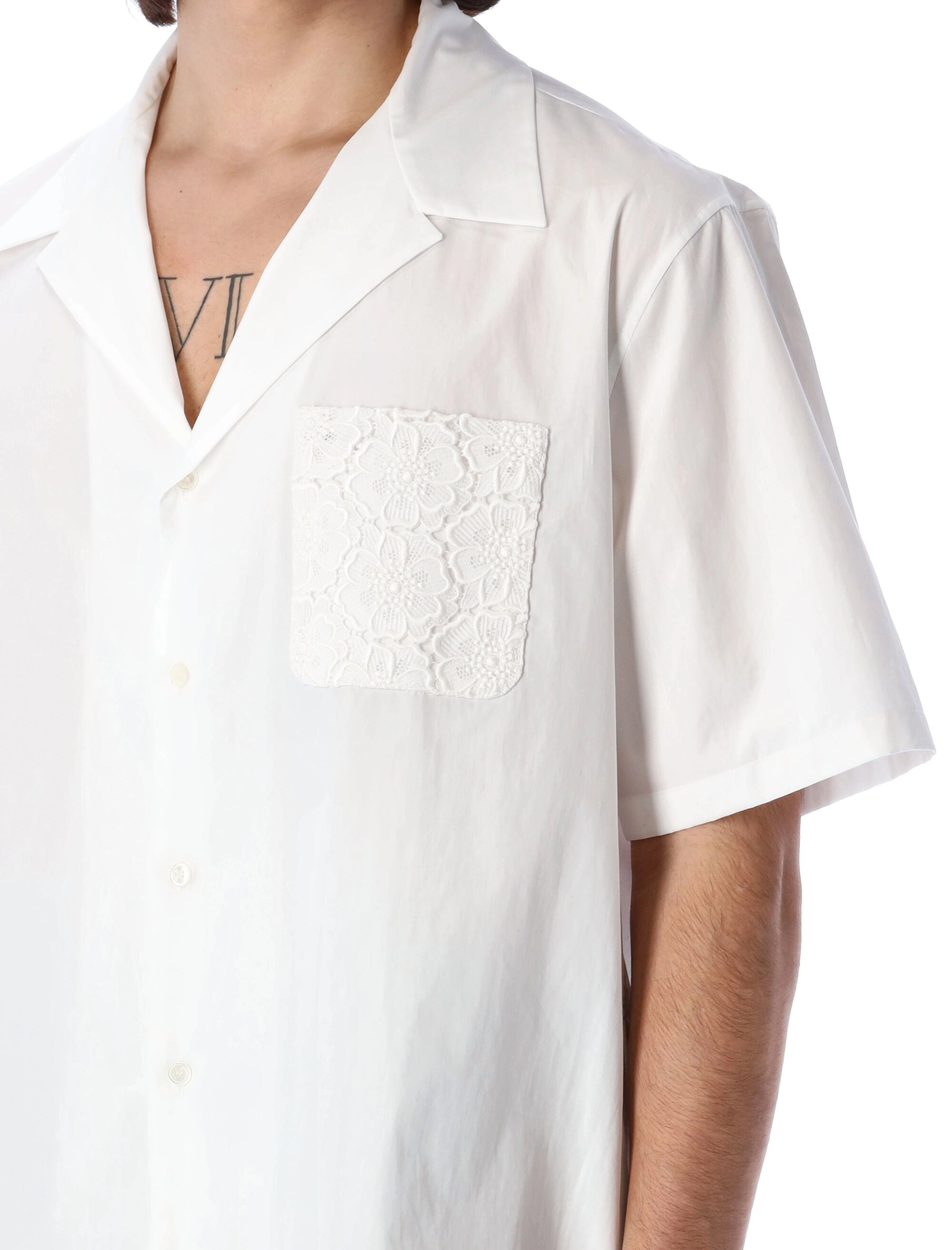 Valentino Logo Printed Short-Sleeved Shirt