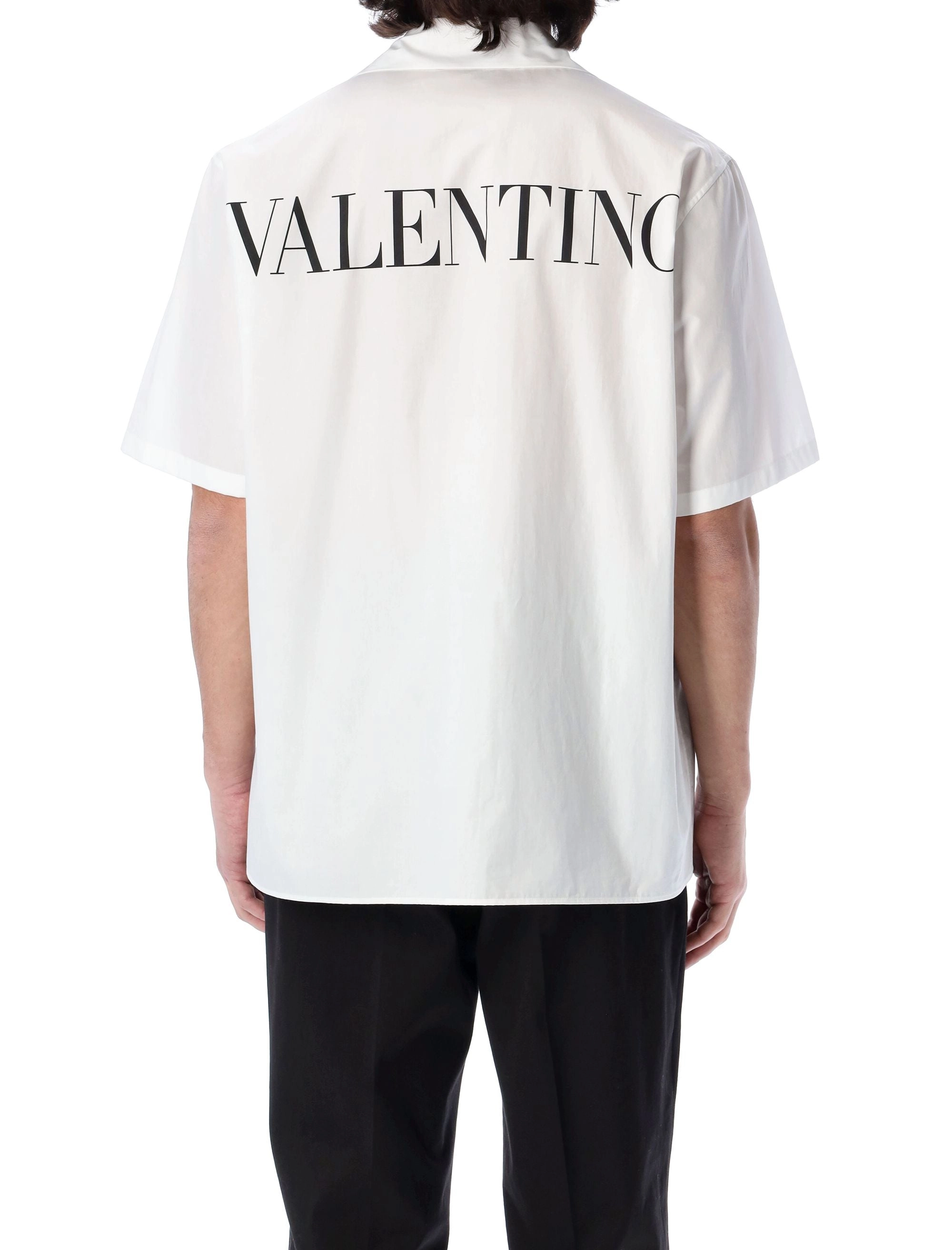 Valentino Logo Printed Short-Sleeved Shirt