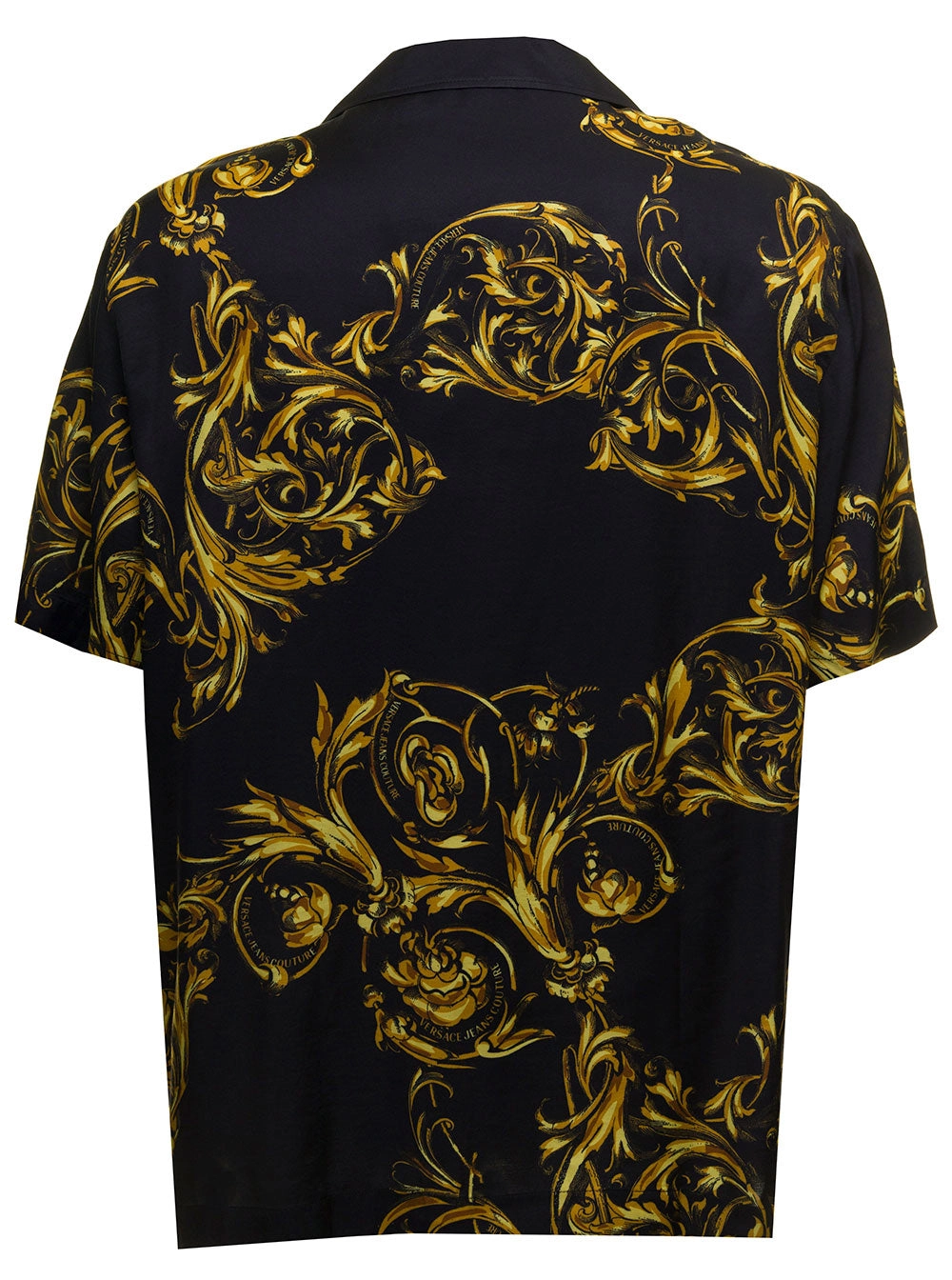 Versace Jeans Couture Baroque Printed Short-Sleeved Shirt