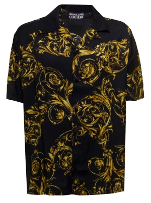 Versace Jeans Couture Baroque Printed Short-Sleeved Shirt