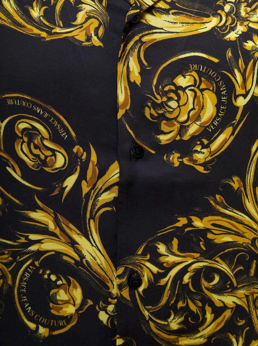 Versace Jeans Couture Baroque Printed Short-Sleeved Shirt