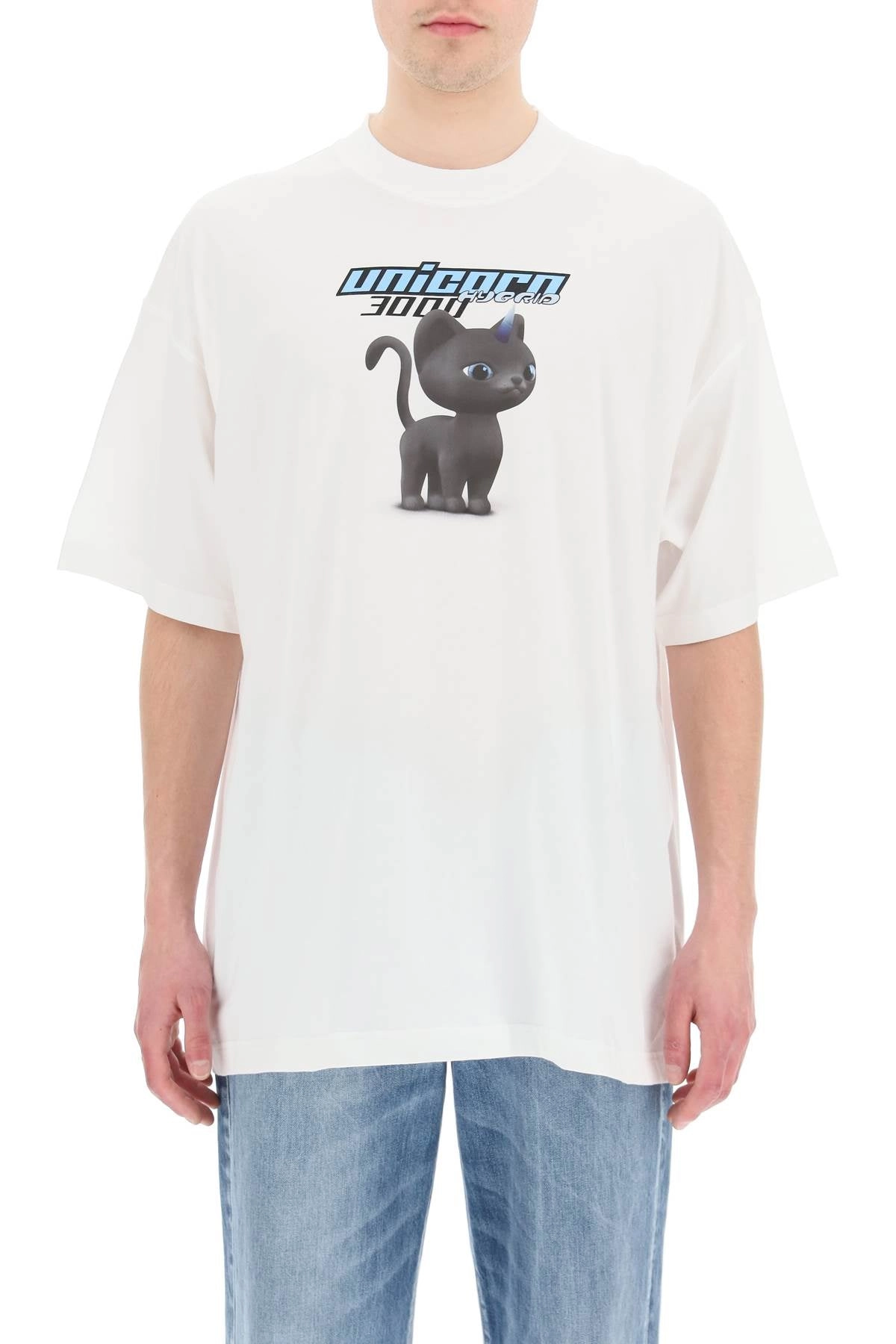 Vetements Graphic Printed Crewneck T-Shirt