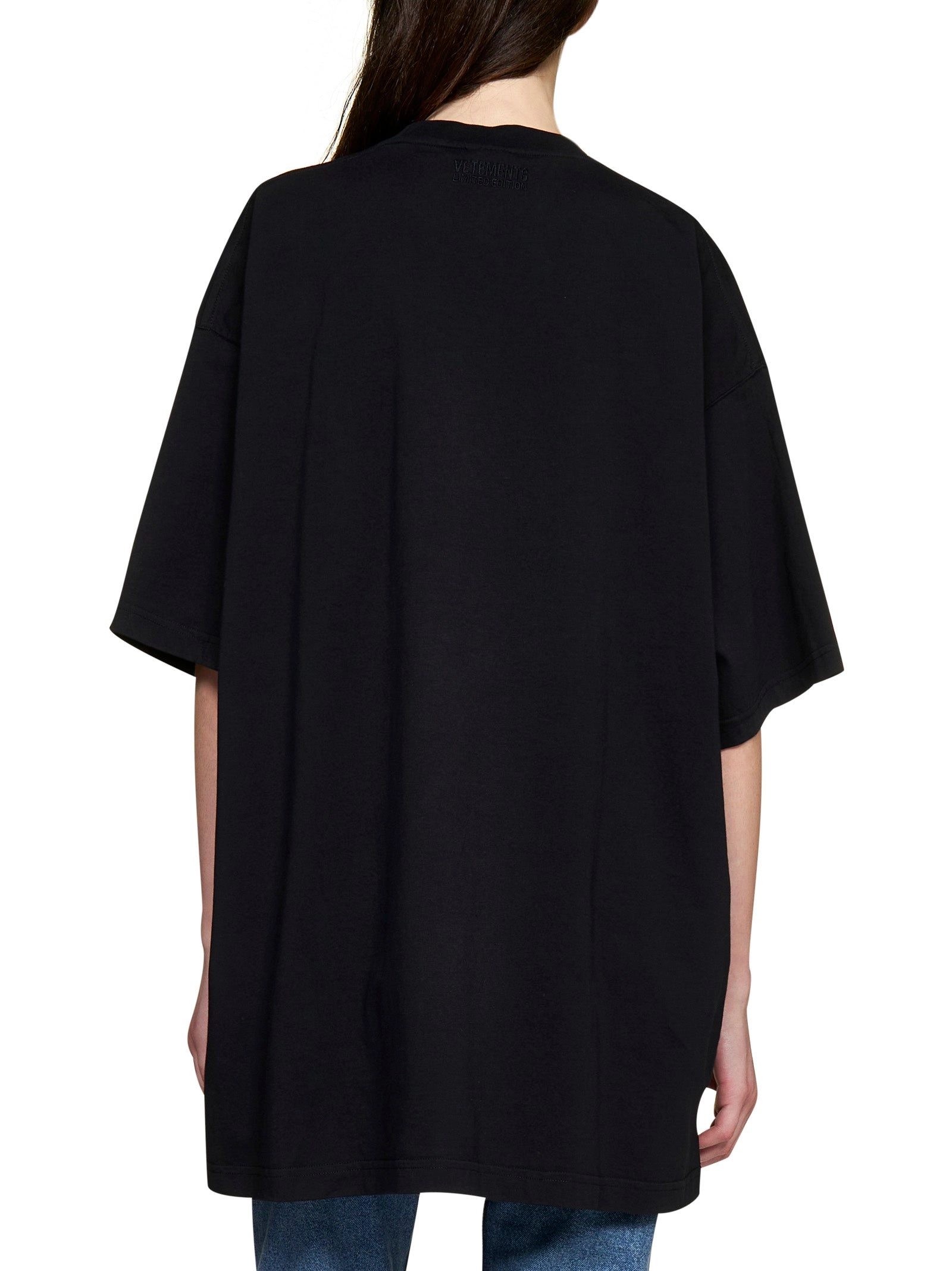 Vetements Logo Printed Crewneck T-Shirt