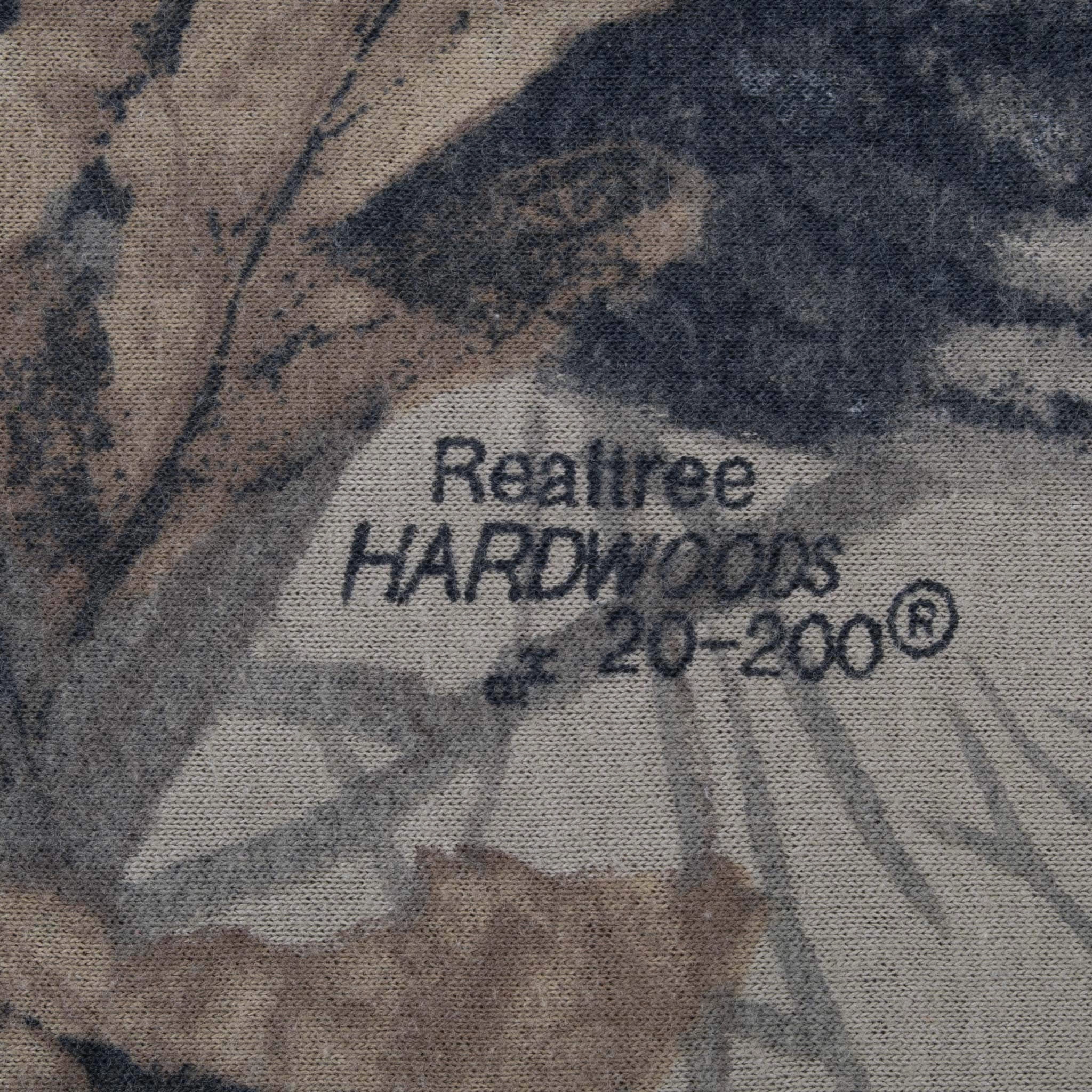VINTAGE HUNTING REALTREE HARDWOODS CAMO LONG SLEEVE POCKET TEE SHIRT XL