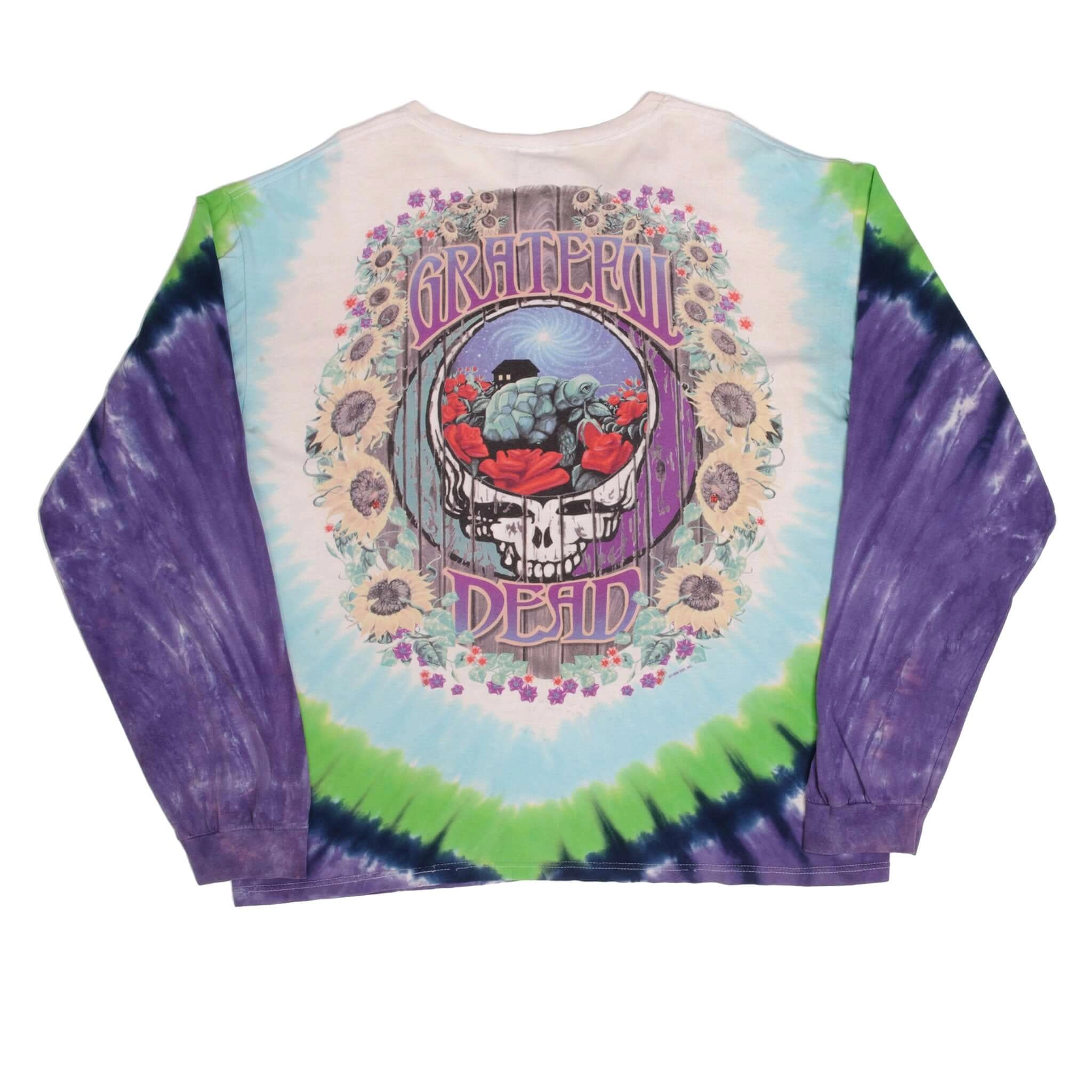 VINTAGE TIE DYE GRATEFUL DEAD LONG SLEEVE TEE SHIRT 1999 SIZE XL