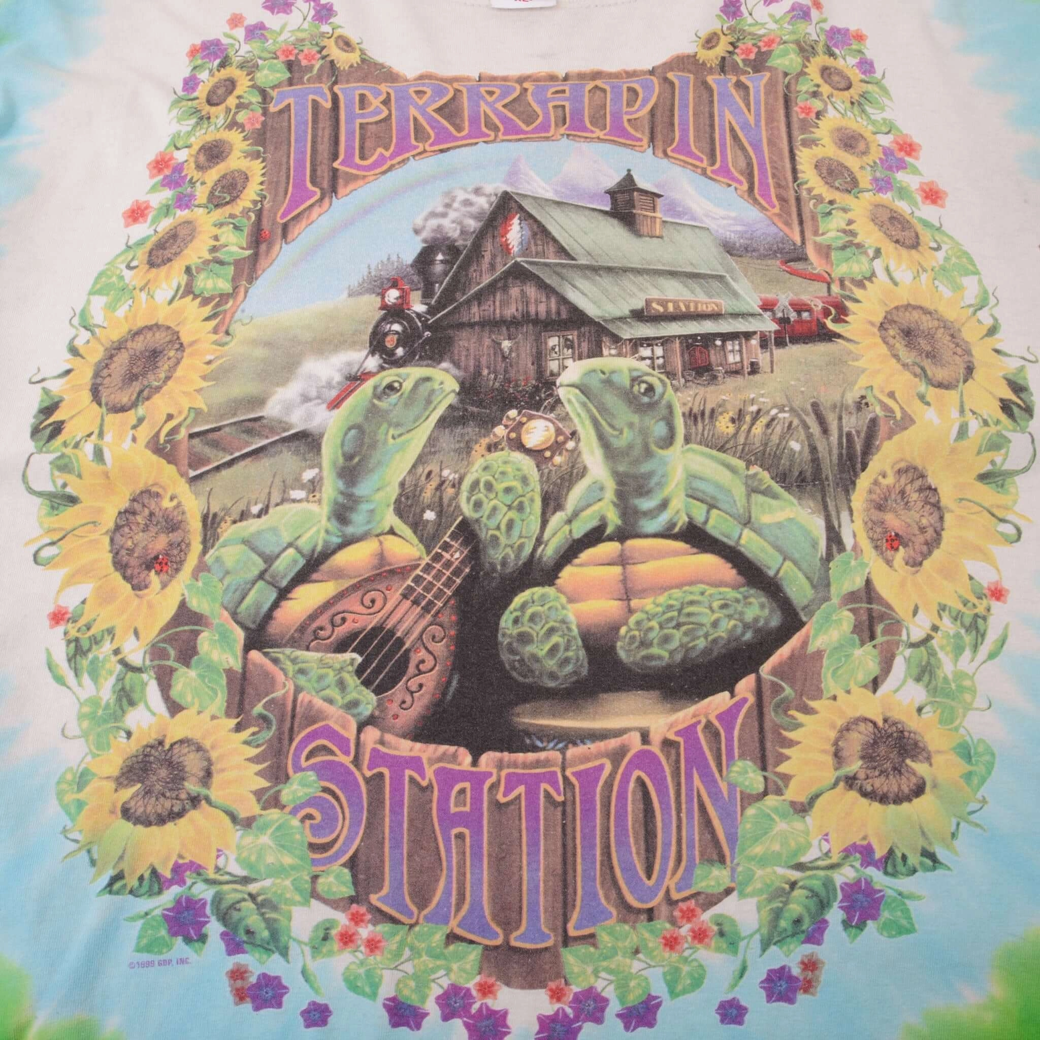 VINTAGE TIE DYE GRATEFUL DEAD LONG SLEEVE TEE SHIRT 1999 SIZE XL