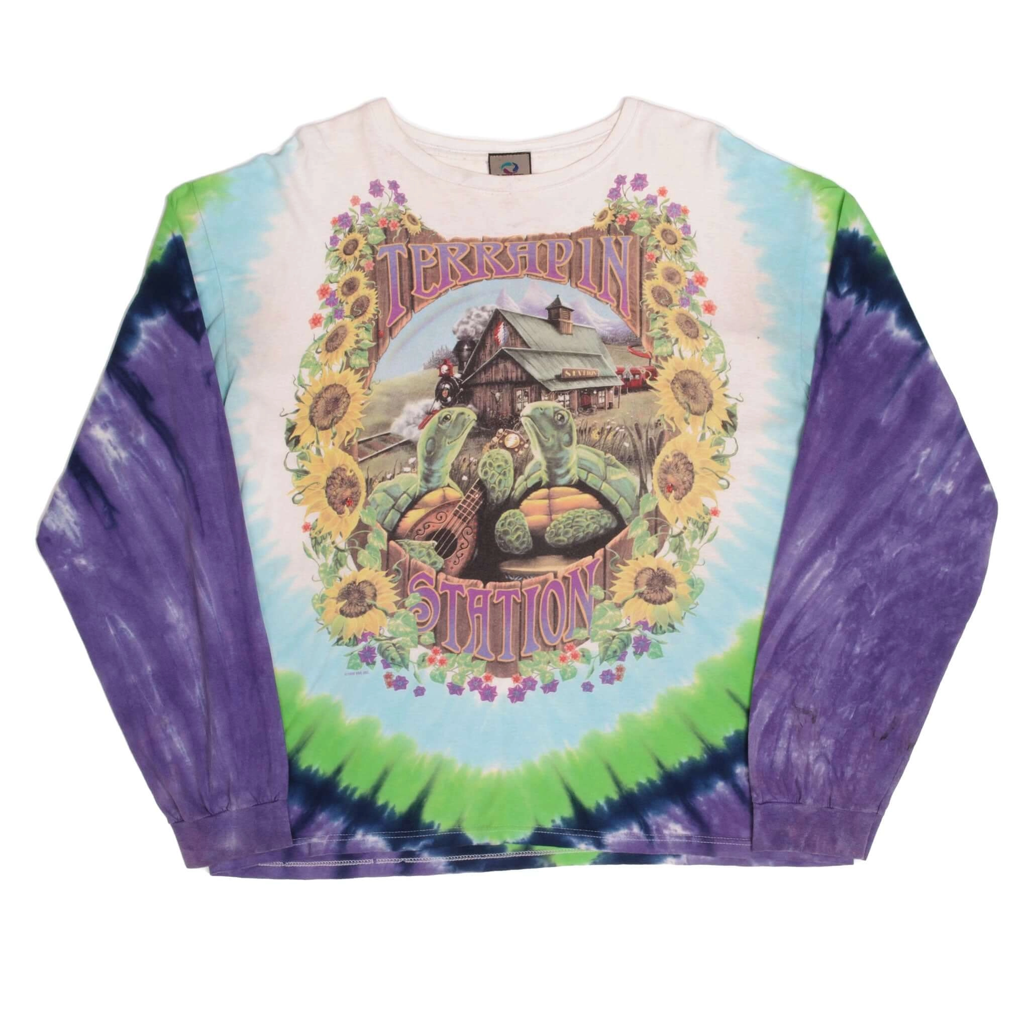 VINTAGE TIE DYE GRATEFUL DEAD LONG SLEEVE TEE SHIRT 1999 SIZE XL