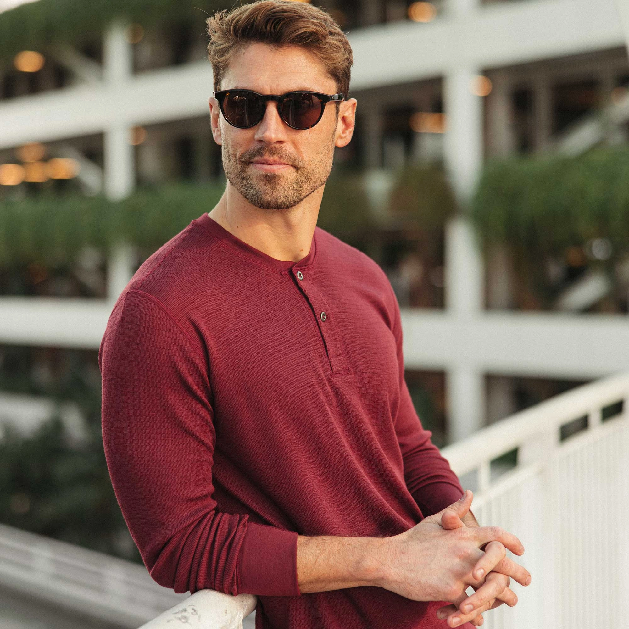 Waffle Henley