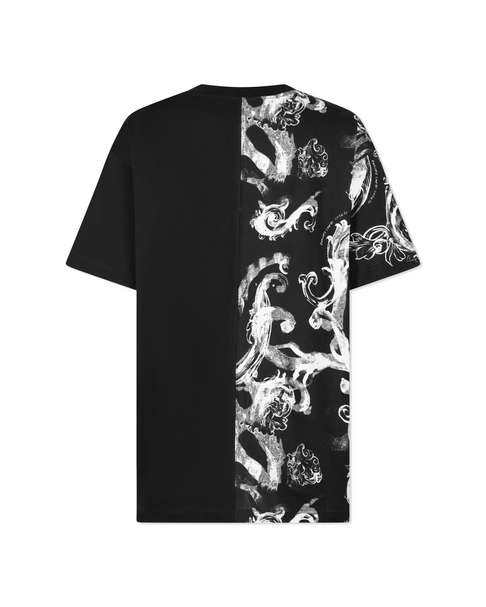 Watercolor Half Baroque Print T-Shirt