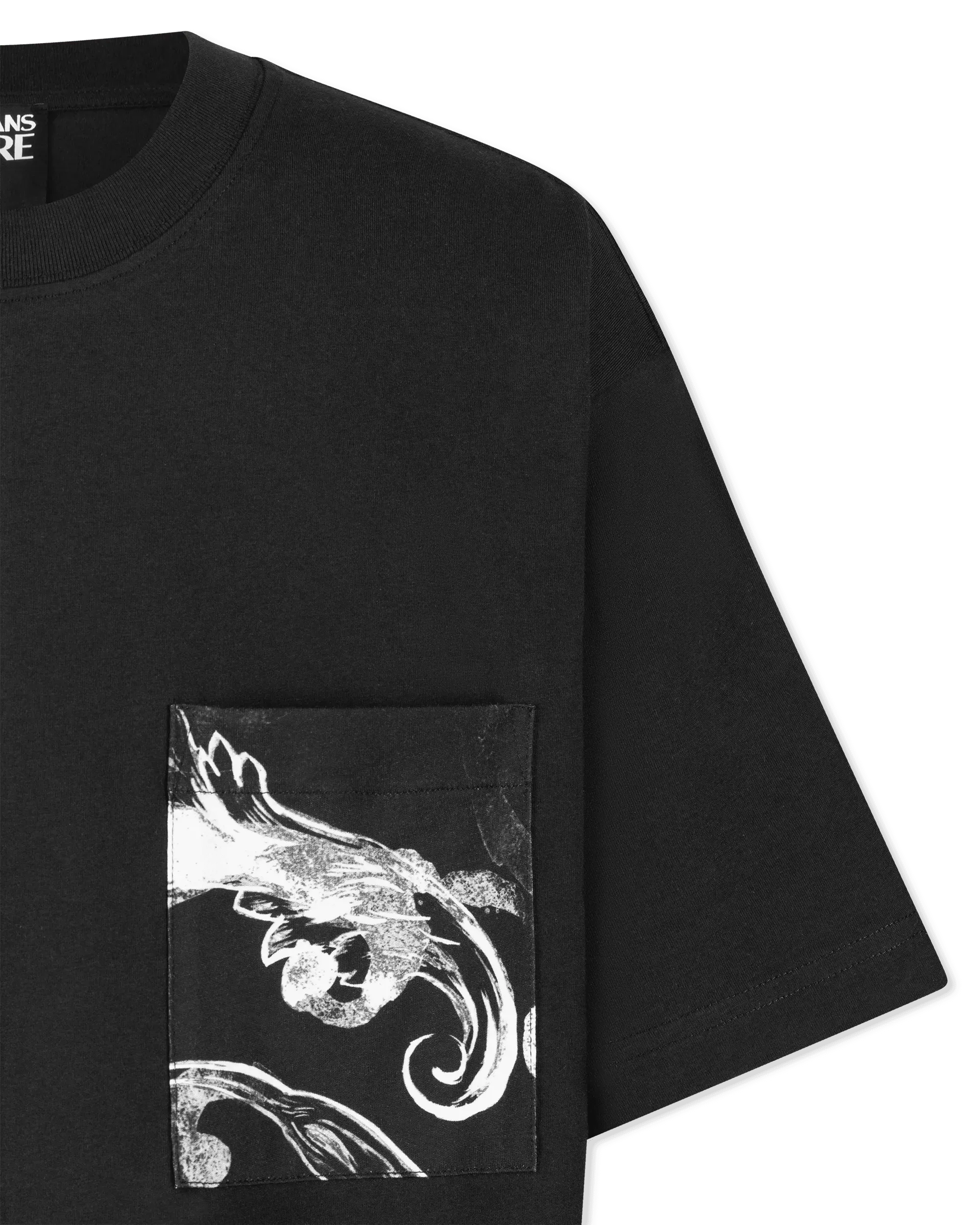 Watercolor Half Baroque Print T-Shirt