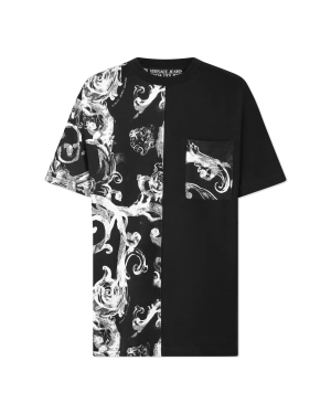 Watercolor Half Baroque Print T-Shirt