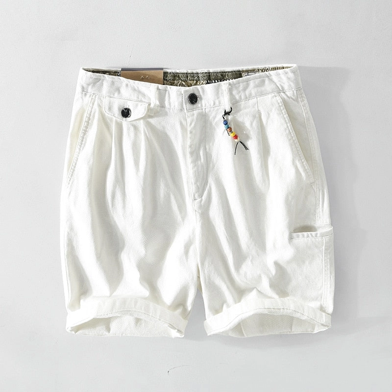 West Louis™ Summer Big Pocket Cotton Short