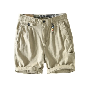 West Louis™ Summer Big Pocket Cotton Short