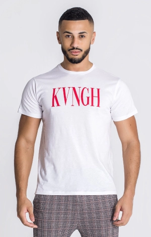 White Acronym KVNGH Tee