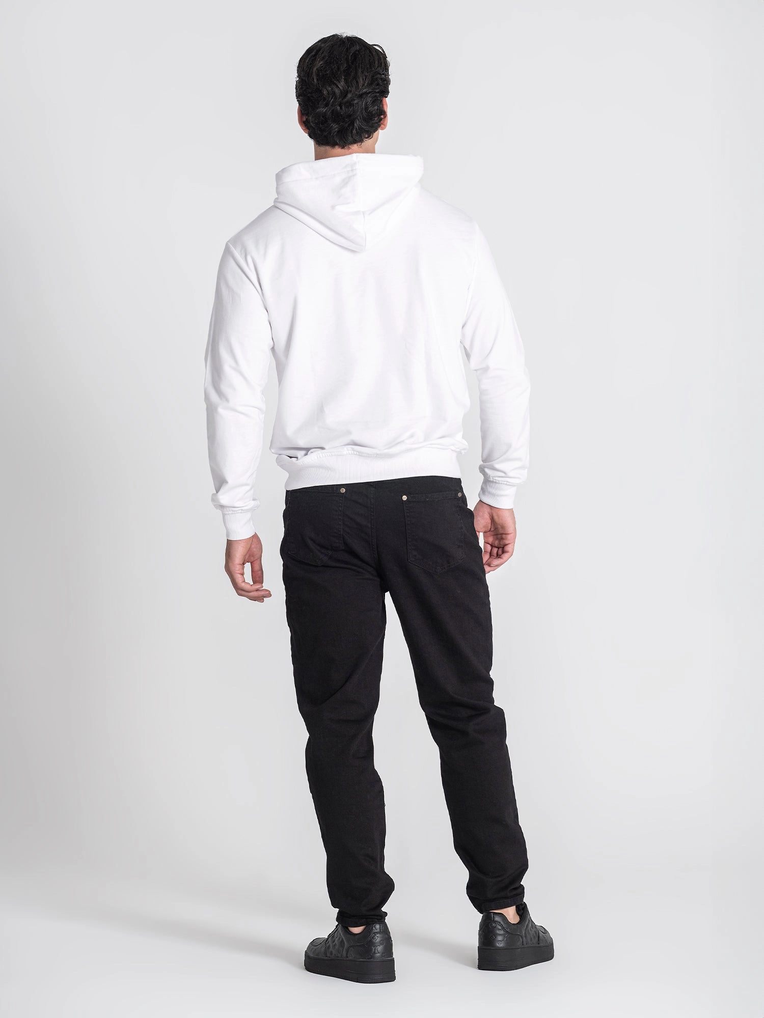 White GK Plaque Hoodie