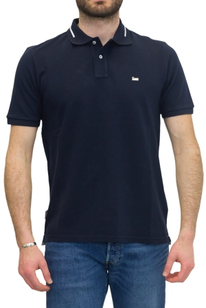 Woolrich Logo Plaque Polo Shirt