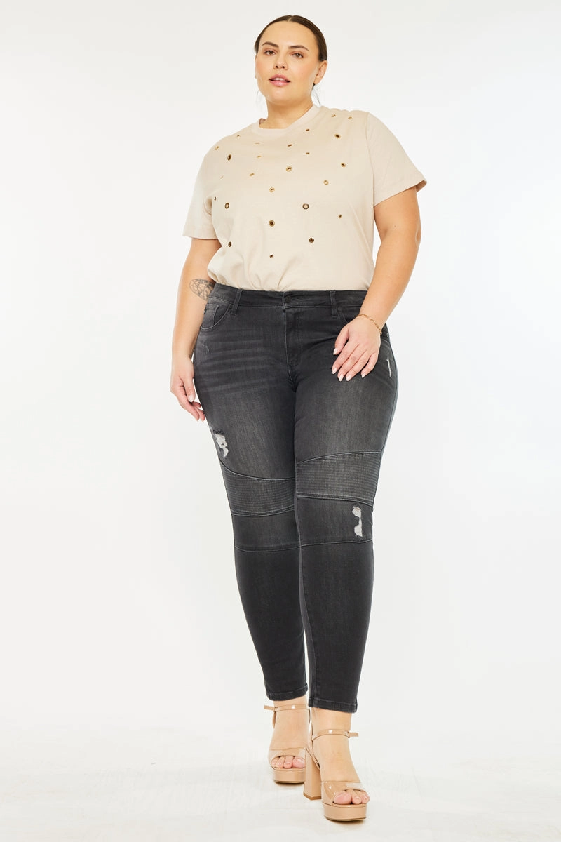 Wynne Low Rise Ankle Skinny Jeans- Plus