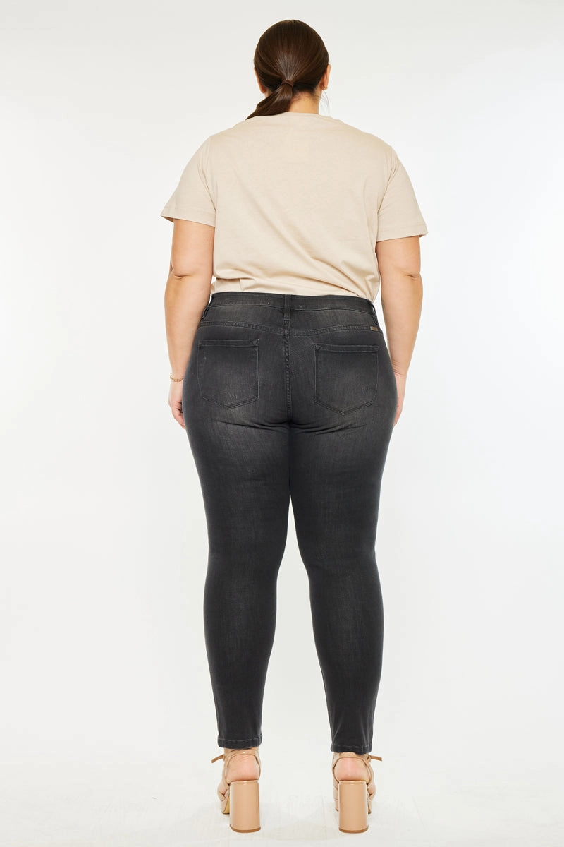 Wynne Low Rise Ankle Skinny Jeans- Plus