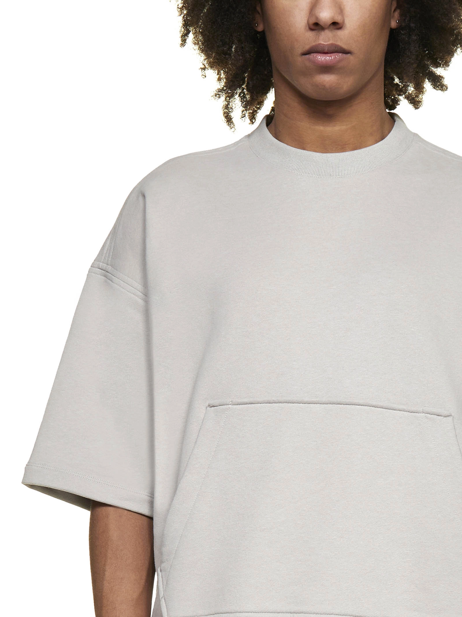 Z Zegna Crewneck Short-Sleeved Sweatshirt