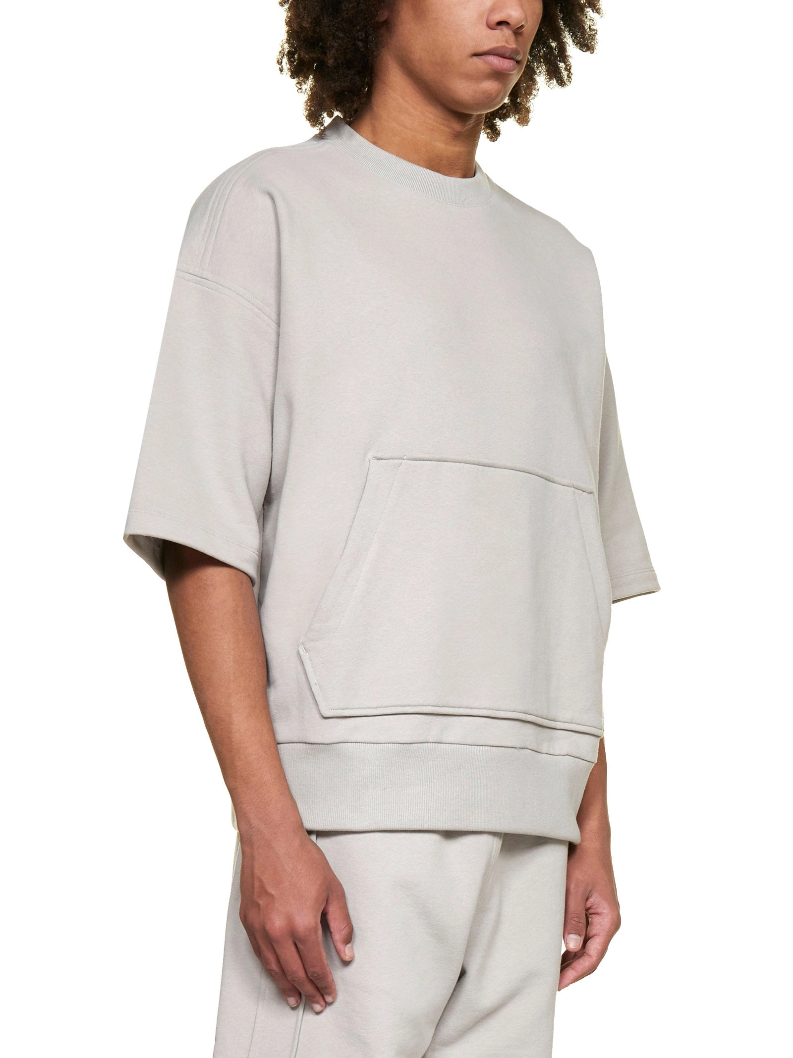 Z Zegna Crewneck Short-Sleeved Sweatshirt